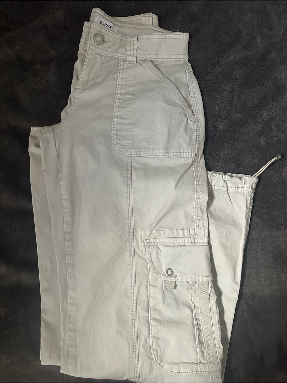 Garage ultra lowrise cargo pants